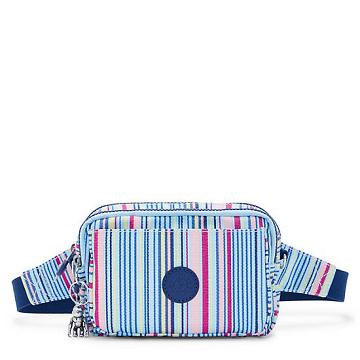 Kipling Abanu Multi Printed Convertible Crossbody Taske Blå Flerfarvede | DK 1032YX